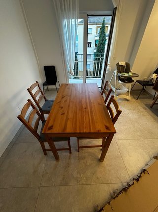 Silla de comedor de madera IKEA
