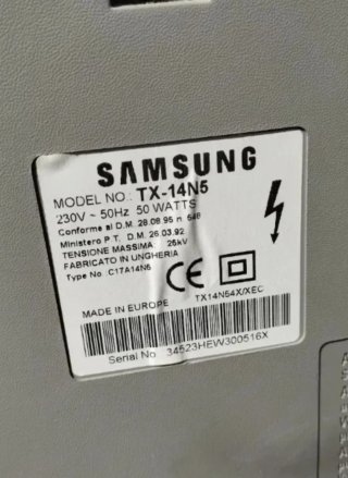 TV Samsung con VHS