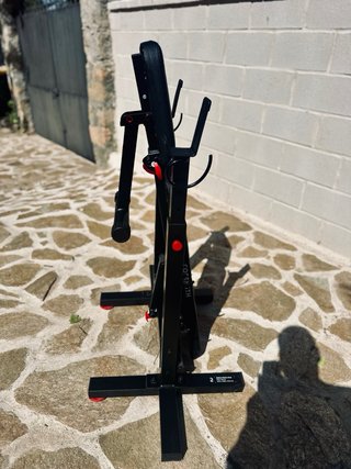 Banco musculación + barra