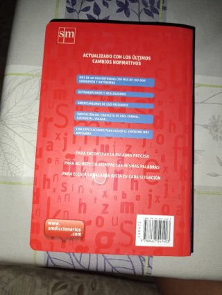 Diccionario, sinónimos y antónimos lengua española
