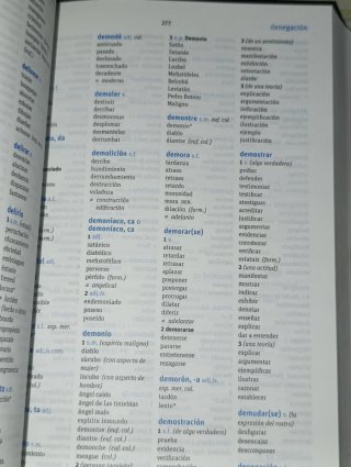 Diccionario, sinónimos y antónimos lengua española