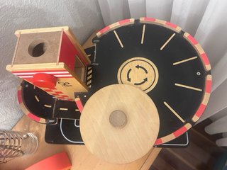 Parking Hape de madera