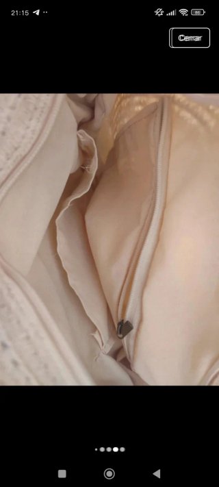 Bolso de mimbre grande para mujer