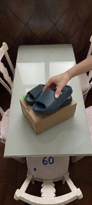 Chanclas Yeezy Slides Teal
