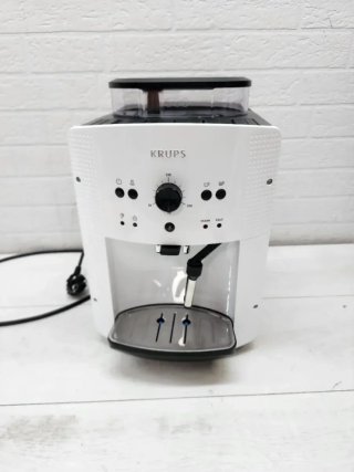 Cafetera Krups superautomática Blanca