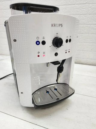 Cafetera Krups superautomática Blanca