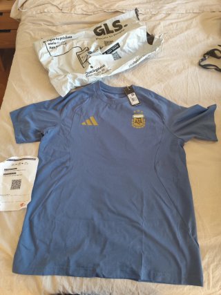 Camiseta entrenamiento Argentina Adidas azul