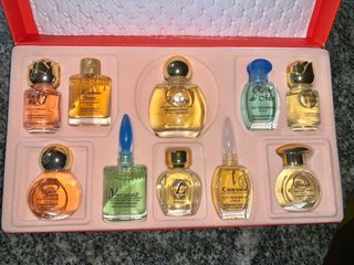 Mini profumi Les Parfums de France con scatola
