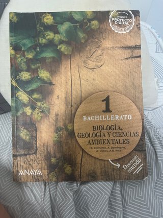 Biología, Geología y Ciencias Ambientales 1 Bac...