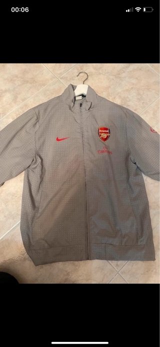 Tuta Nike zip grigia
