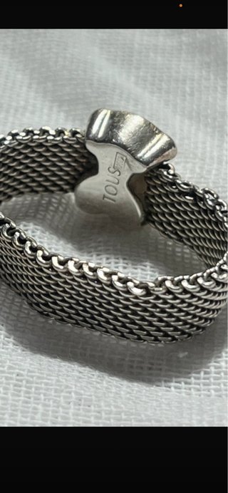 Anillo Tous Oso Plata