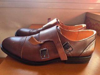 Zapatos Dustin Piel Marrón Hombre Talla 45