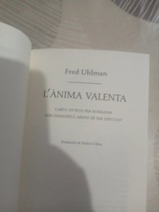 L'ànima Valenta Carta Escrita per Konradin Von ...