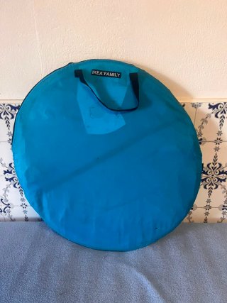 Cortavientos Pop-Up Ikea Azul y Gris