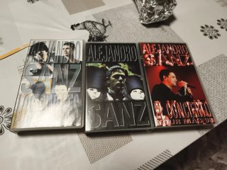 Lote 3 VHS Alejandro Sanz