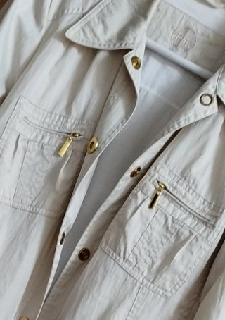 Cazadora Punto Roma Beige Talla XXL