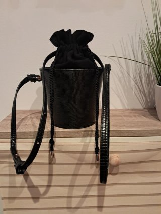 Bolso saco negro mujer