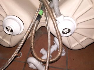 Fregadero doble esquinero con grifo extraíble