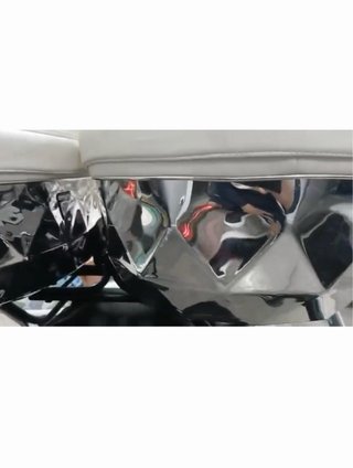 Carro gemelar Junama diamante blanco y plata