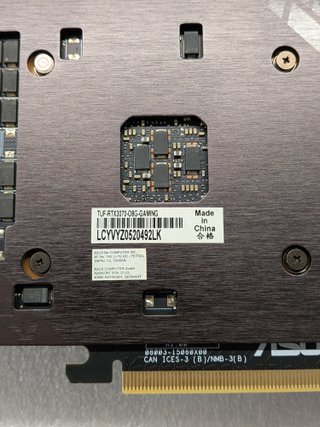 ☑️RTX 3070 ASUS TUF Gaming GeForce 8GB