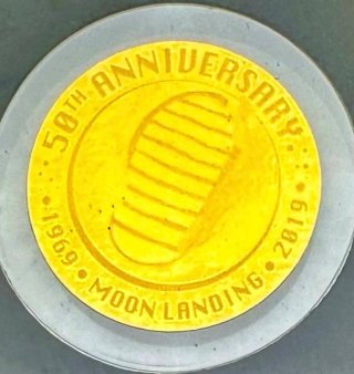 Moneda Oro 999 - 50 Aniversario Apolo