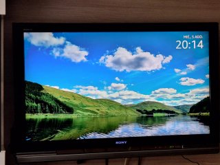 TV Sony  Bravia 40" Negra y Plateada.