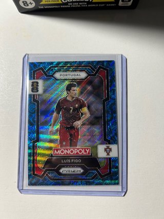 Carta Futbol Panini Prizm LuÍs Figo Portugal