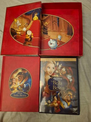 La Bella y la Bestia Edición DVD + Libro