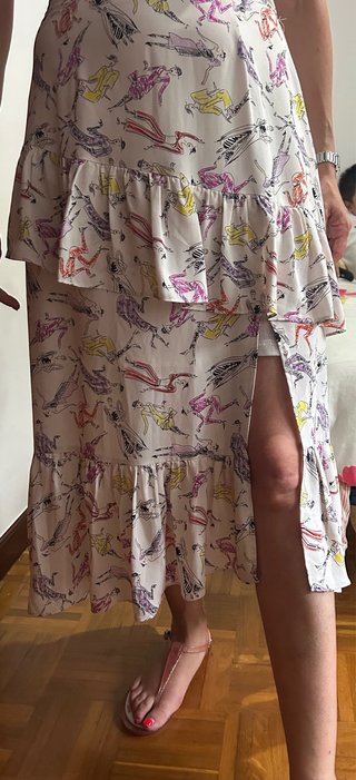 Falda midi Anonyme multicolor