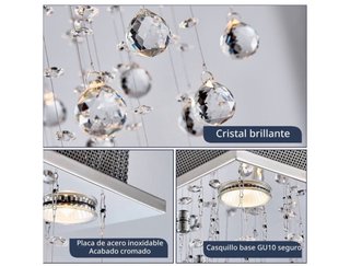 Lámpara de techo cristal BESTIER
