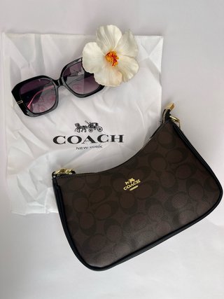 Bolso Coach Marrón y Negro