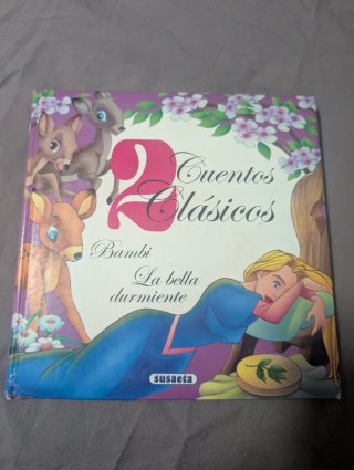 Cuentos: Bamby y la Bella durmiente. Tapa dura.