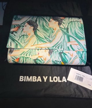 Bolso de mano estampado mujer
