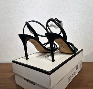Sandali Steve Madden neri con strass Tg 41