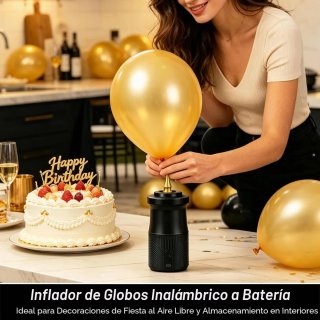 Inflador Eléctrico Portátil Globos