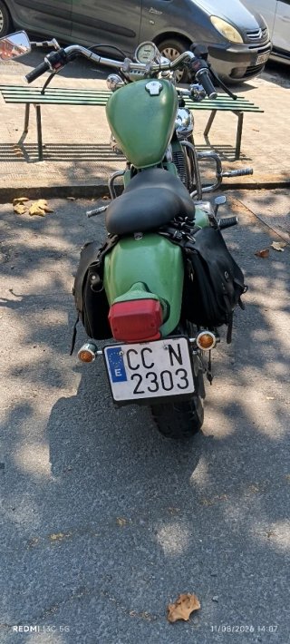 Yamaha Virago 535 Verde - 52.000 km
