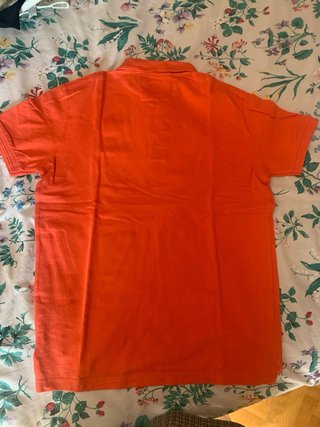 Polo MILANO salmón anaranjado talla M