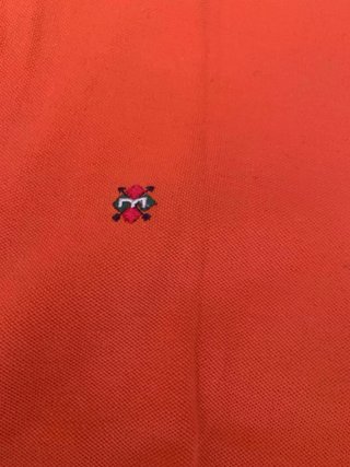 Polo MILANO salmón anaranjado talla M