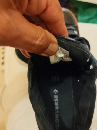 Converse All Star Bambas Negras Marrones