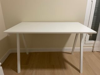 Mesa de escritorio IKEA Trotten Blanca
