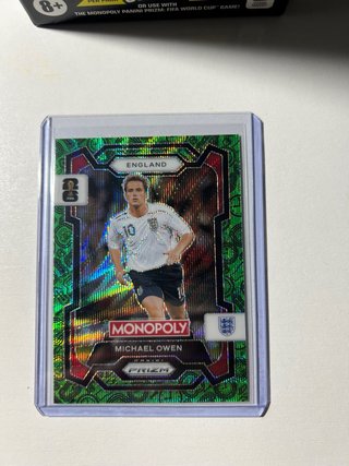 Carta Michael Owen Panini Prizm Monopoly