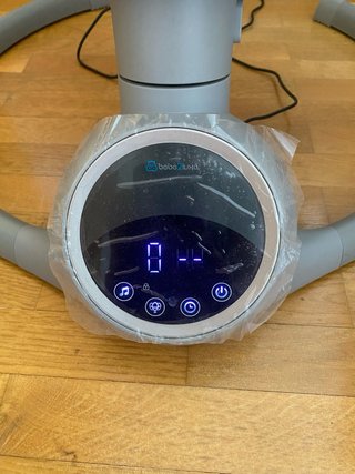 Hamaca Columpio Eléctrico Bebe2Luxe BB007 Gris