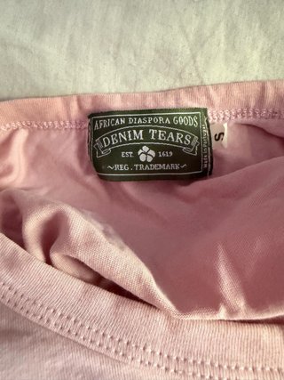 Camiseta Denim Tears Rosa