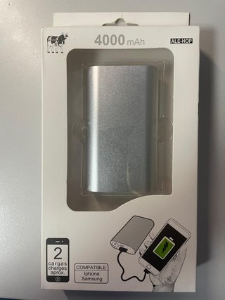 Batería Externa ALE-HOP 4000 mAh