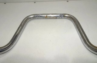 Manillar cromado moto clásica curvo