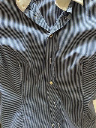 Camisa Dsquared2 Rayas Azul Blanco