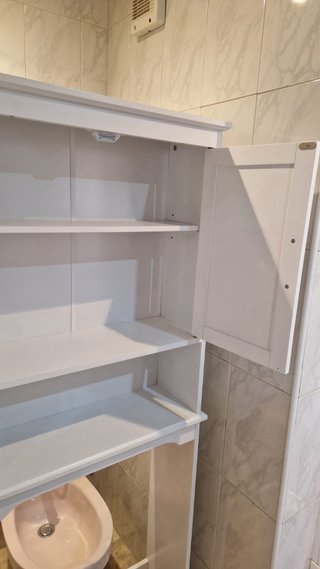 Armario baño blanco con puertas