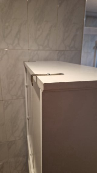 Armario baño blanco con puertas