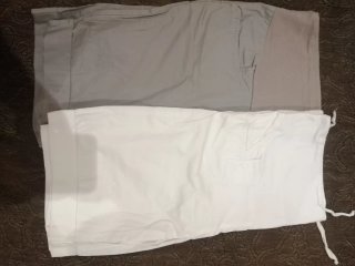 Lote Ropa Premamá Verano Beige/Blanco