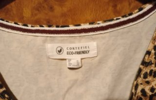 Camiseta Cortefiel leopardo